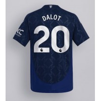 Camisa de time de futebol Manchester United Diogo Dalot #20 Replicas 2º Equipamento 2024-25 Manga Curta